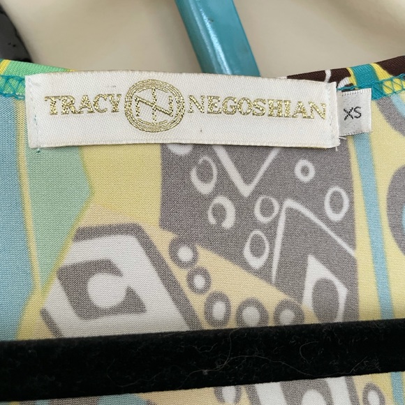 👗 TRACY NEGOSHIAN mod print retro dress - Picture 6 of 9